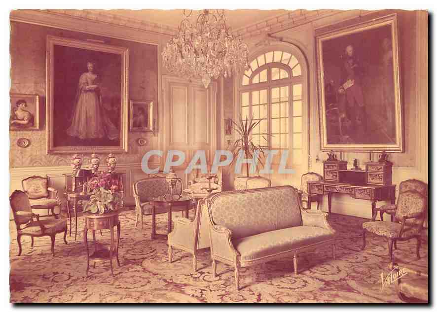CPM Valencay Indre Le Chateau le petit salon 