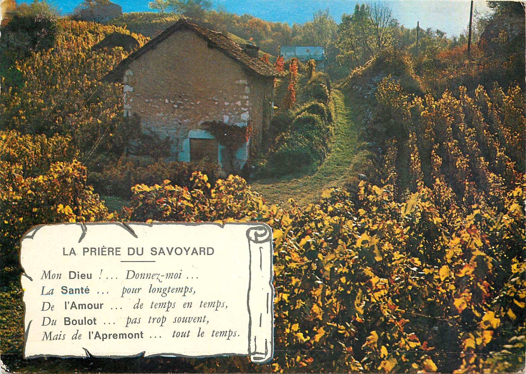 CPA La Priere du Savoyard 