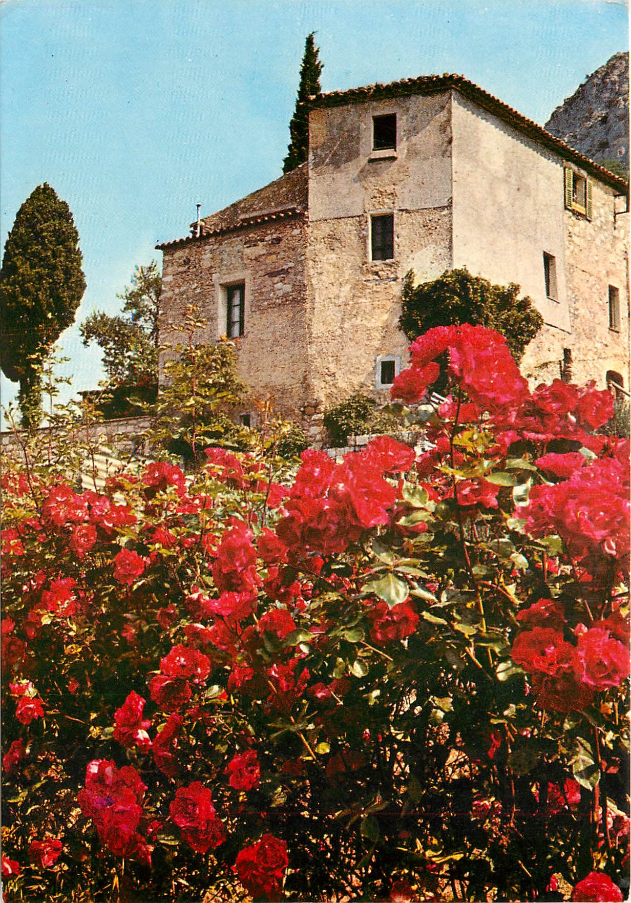 CPA Douce France Vieilles pierres et fleurs 