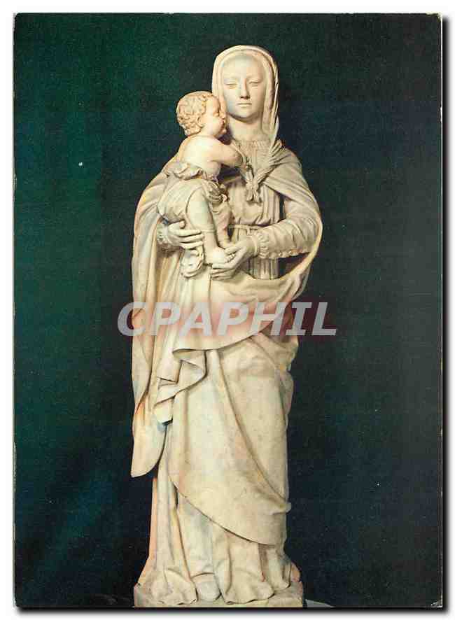 CPA La Vierge et l'Enfamt Atelier de la Loire vers 1530 Musee du Louvre 