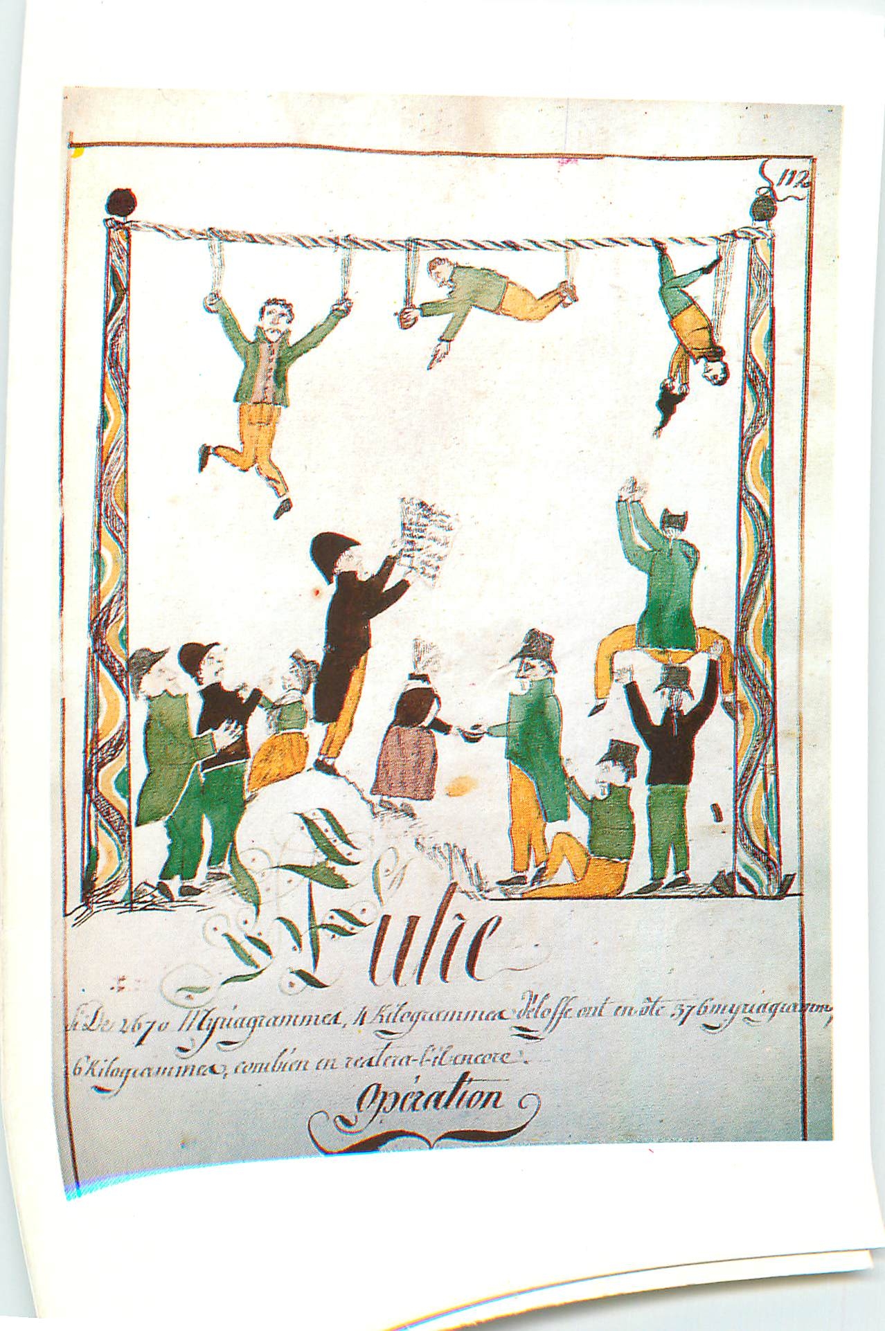 CPM Saltimbaques a Saint Loup Francois Reymond