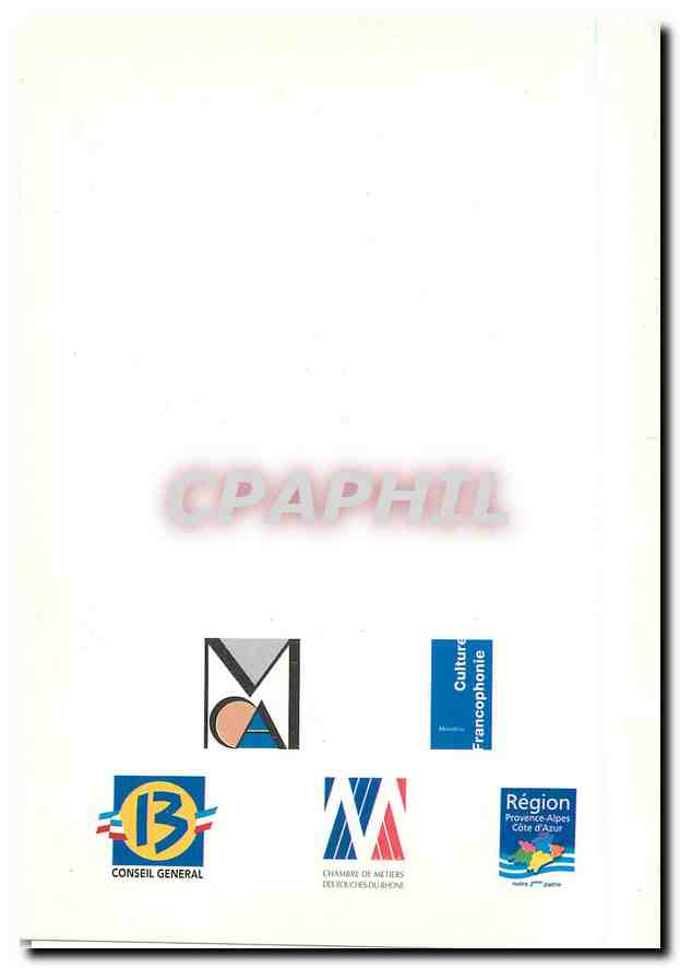 CPM Maison de l'Artisan at et des Metiers d'Art Reves de Papier 1997 — Rückseite