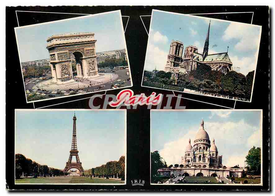 CPM Paris Place de l'Etoile Notre Dame 