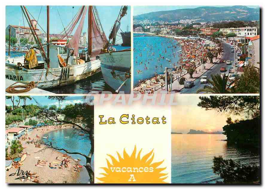 CPM La Ciotat Le Port Bateaux