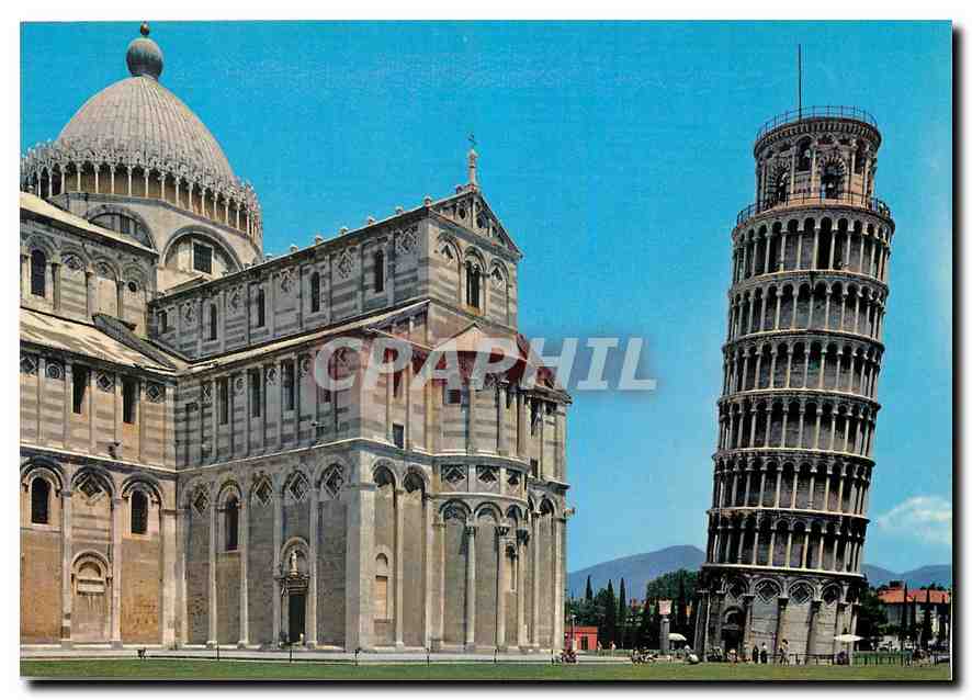 CPM Pisa Piazza del Miracoli Abside de la Cathedral et la Tour Penchee 