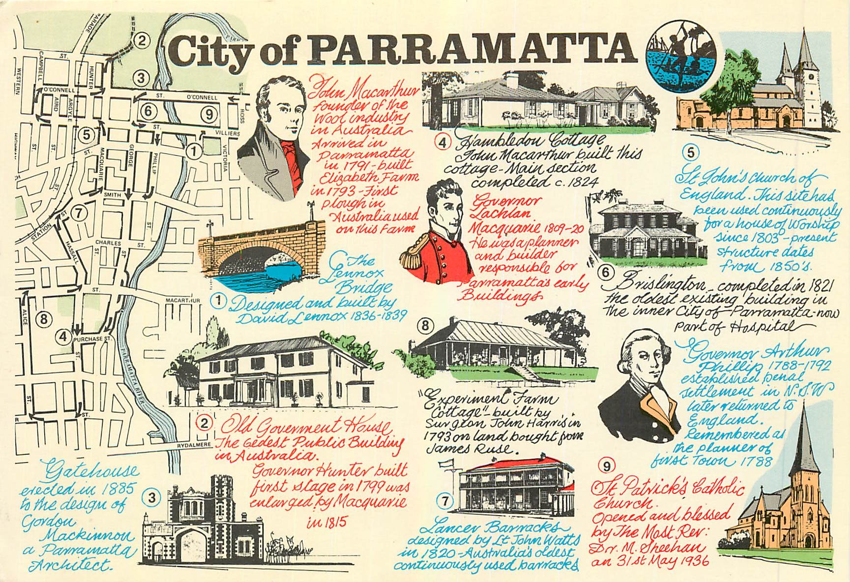CPM Parramatta founded in 1788 by Governor Philip Australia 