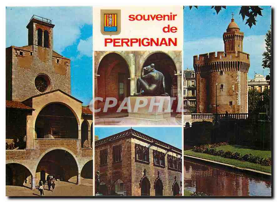 CPM Souvenir de Perpignan 