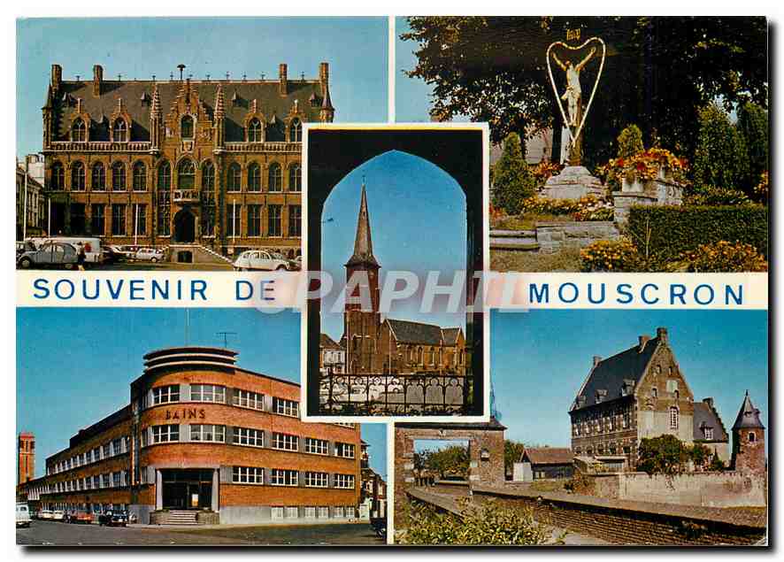 CPM Souvenir de Mouscron 