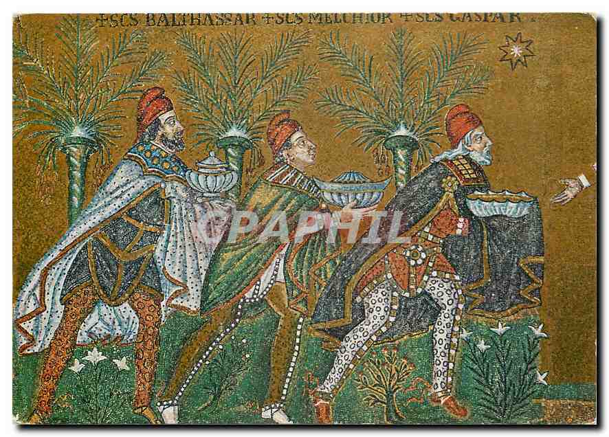 CPM Ravenna S Apollinare Nuovo l'Offerta dei Re Magi 