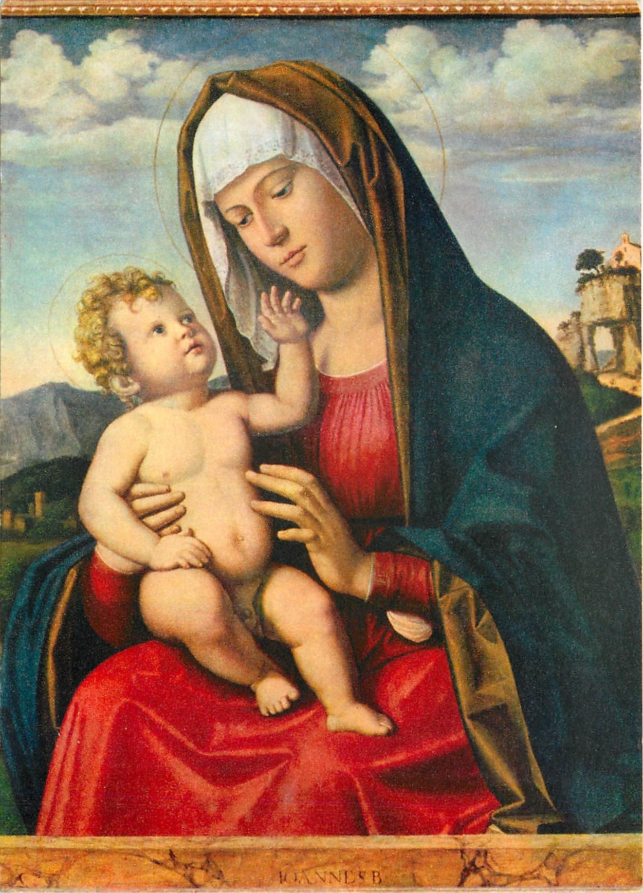 CPM La Vierge et l'Enfant Cima da Conegliano Musee du Petit Palais Paris 