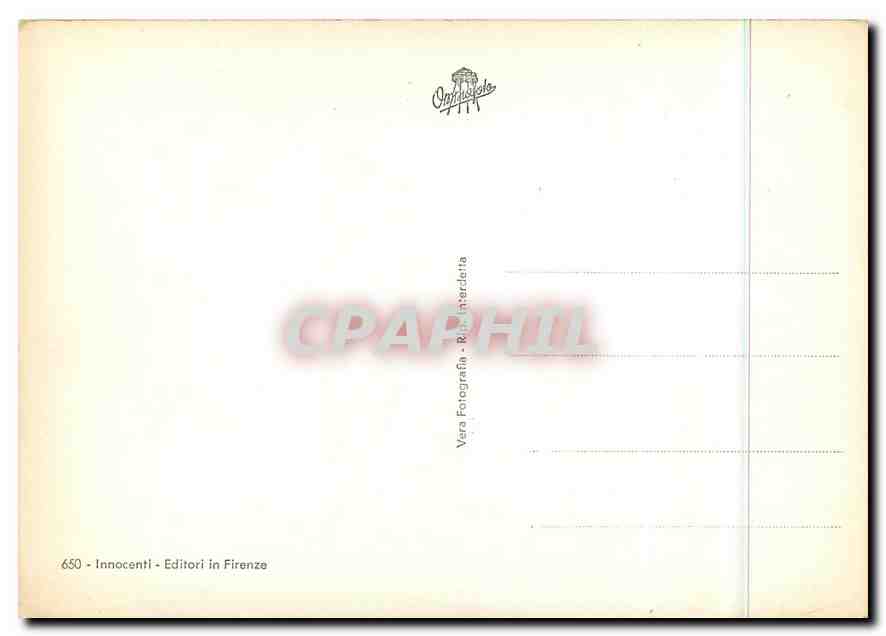 CPM Ricordo di Firenze Souvenir Remember  — Rückseite