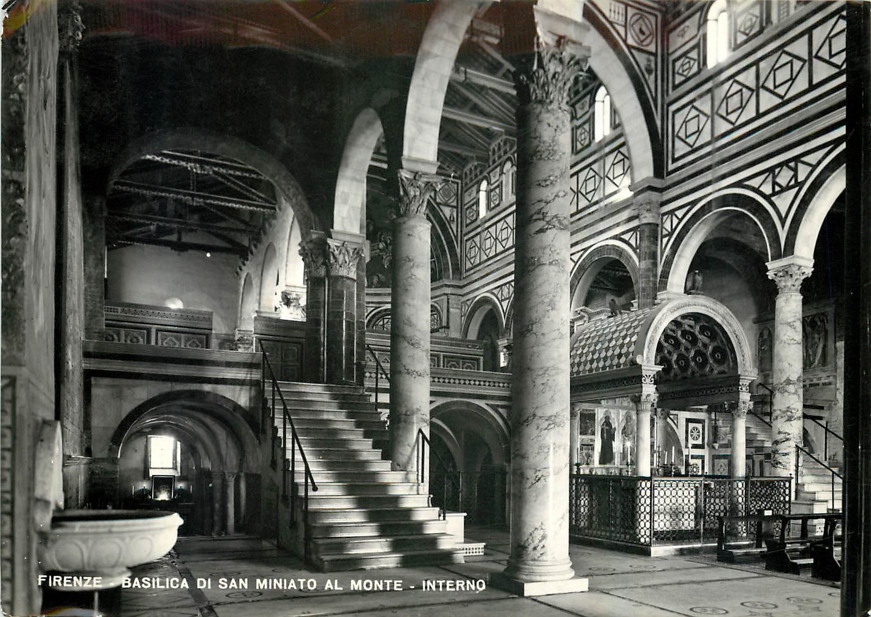 CPM Firenze Basilica di San Miniato Al Monte Interno 