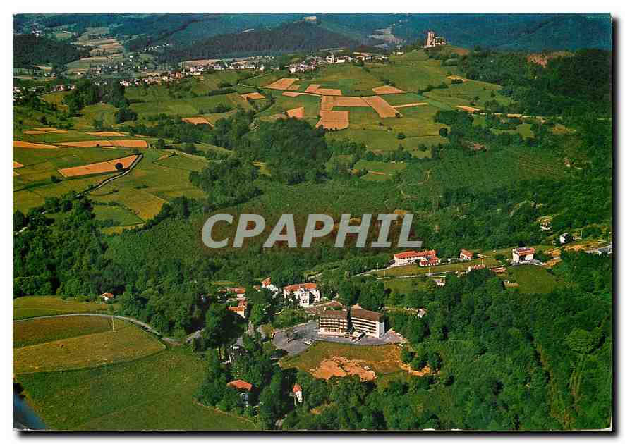 CPM Capvern les Bains Htes Pyr Vue Aerienne du Laca et de Mauvezin 