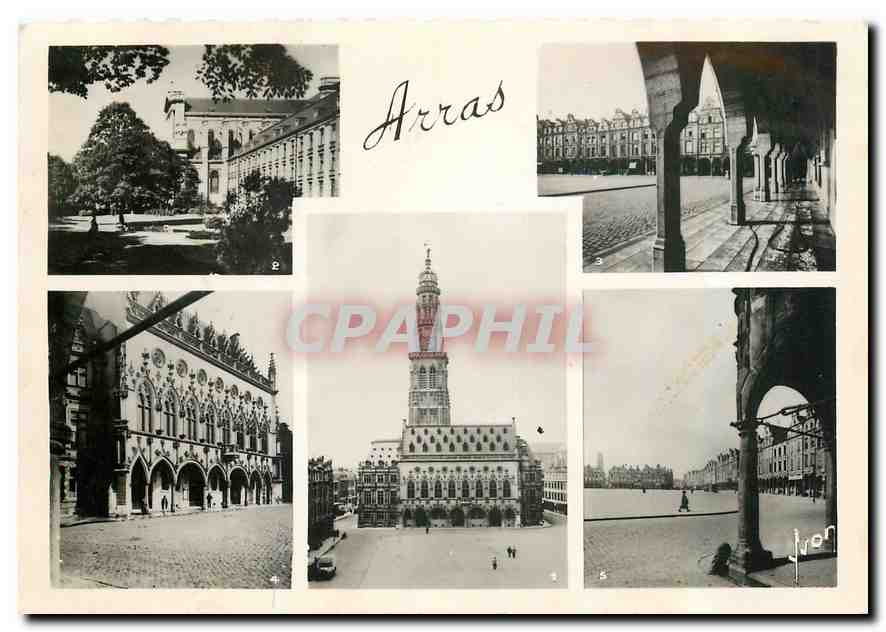 CPM Arras P de C l'Hotel de Ville 