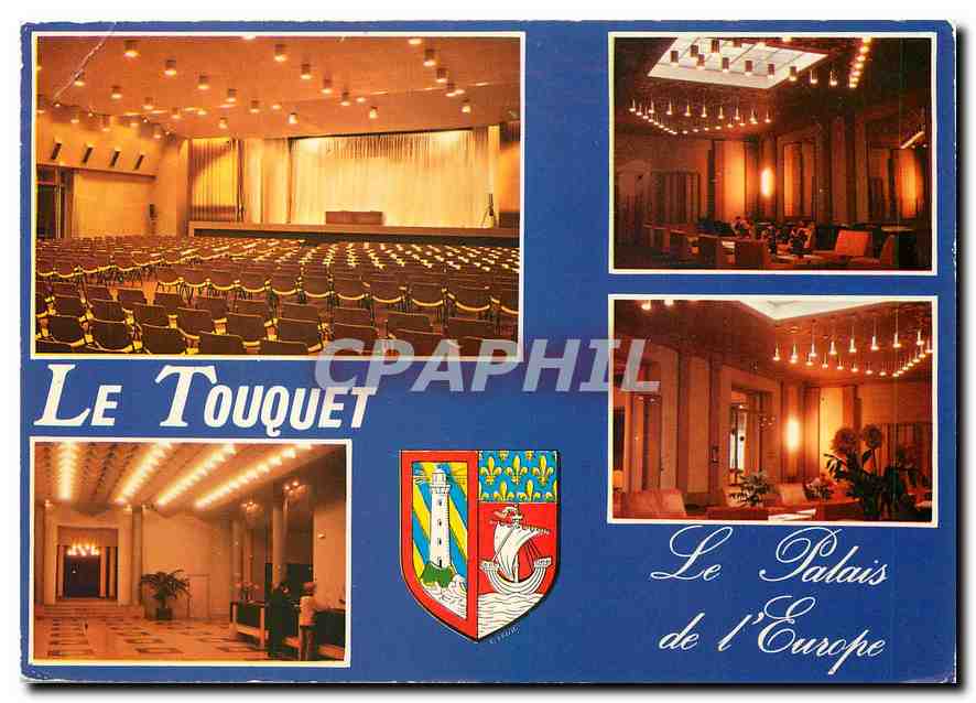CPM Le Touquet Le Palais de l'Europe 