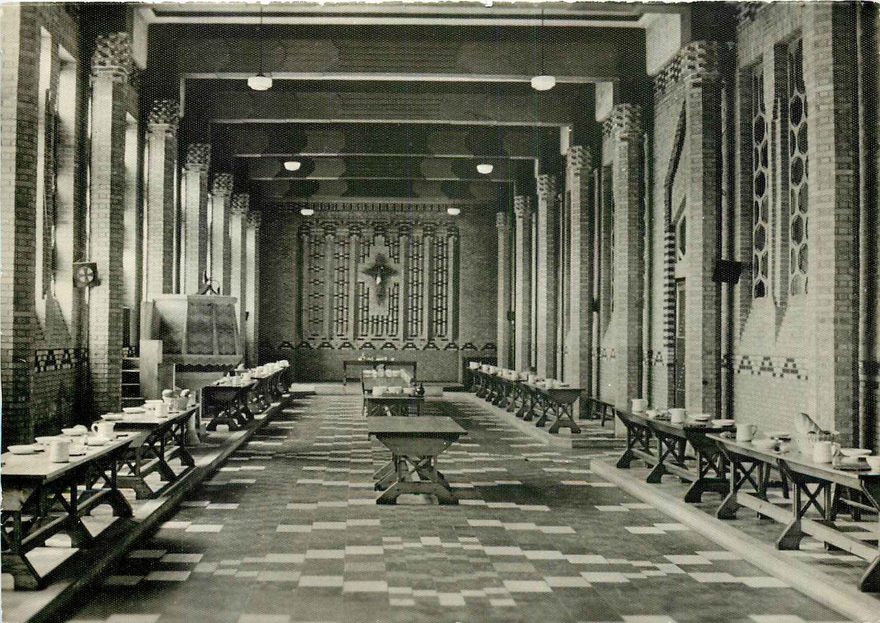 CPM Abbaye Saint Paul de Wisques por Saint Omer Pas de Calais Le Refectoire 