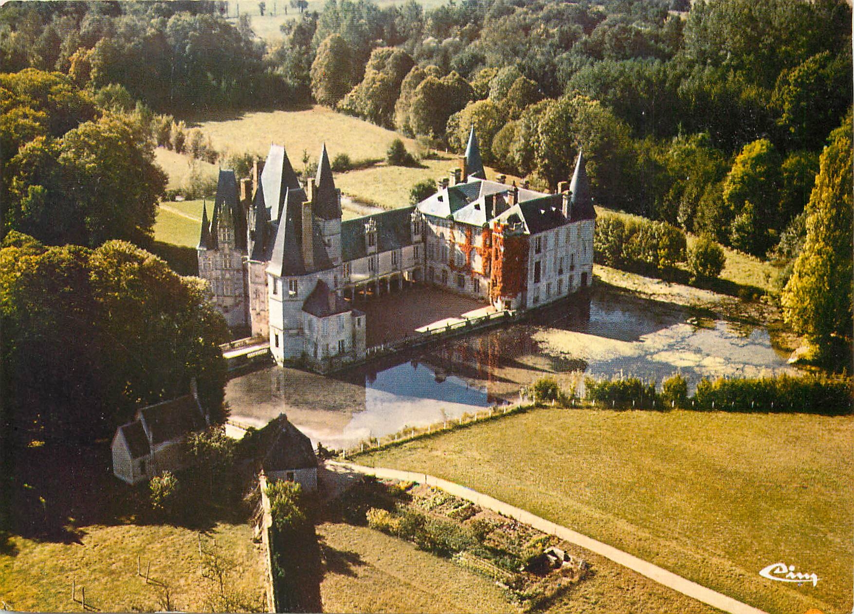 CPM Mortree Orne Vue aerienne Chateau d'O du XVe au XVIIe s 