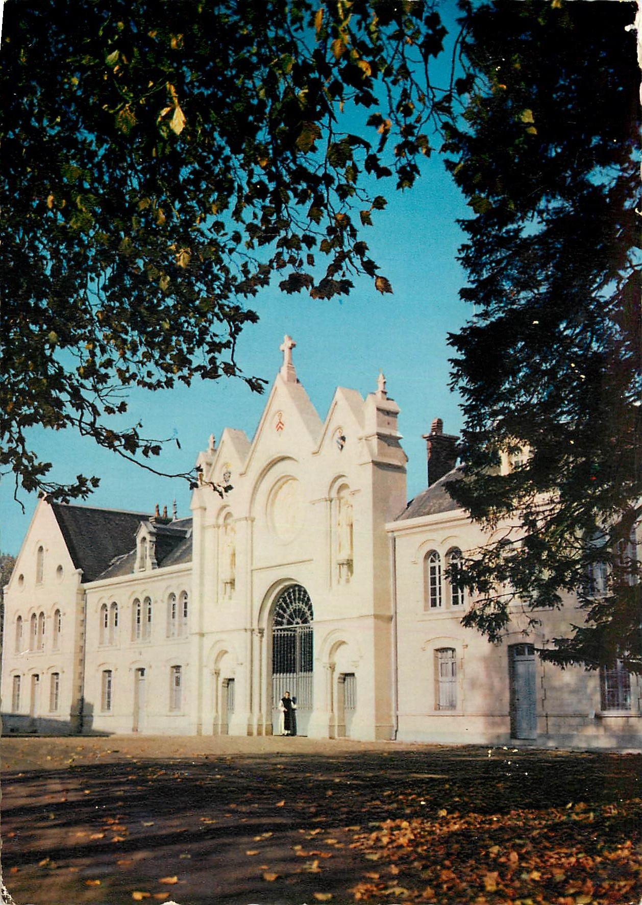 CPM Abbaye de la Trappe Soligny la Trappe le portail d'Entree 
