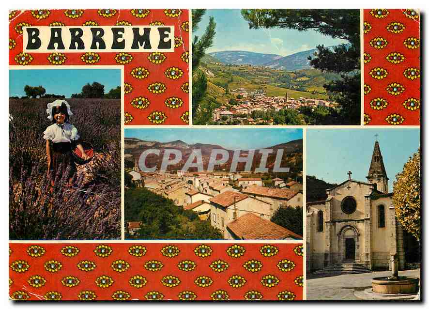 CPM Barreme Alpes de Haute Provence Pittoresque village de la route Napoleon