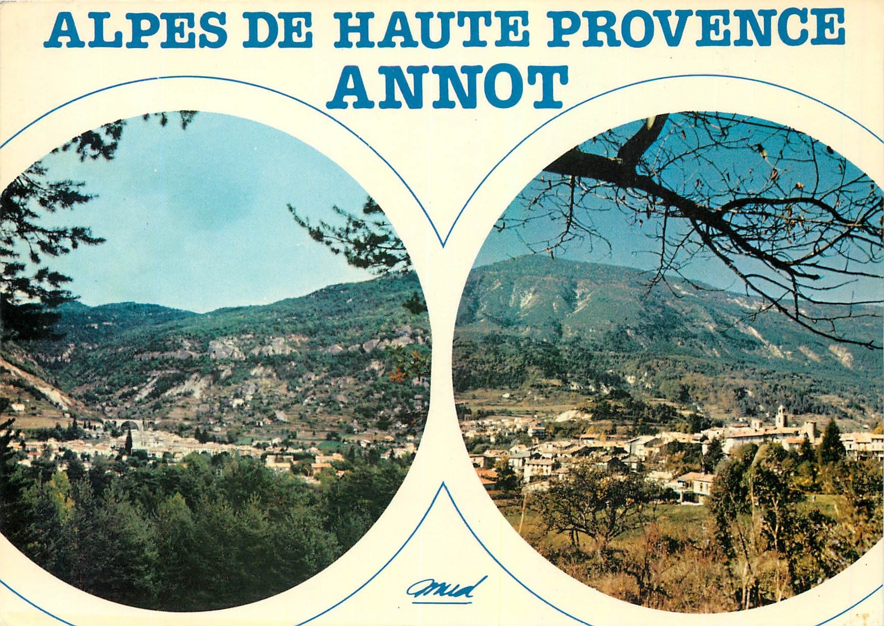 CPM Annot Alt 705 m ses sites ses eaux ses gres Patron du Village St Fortunat