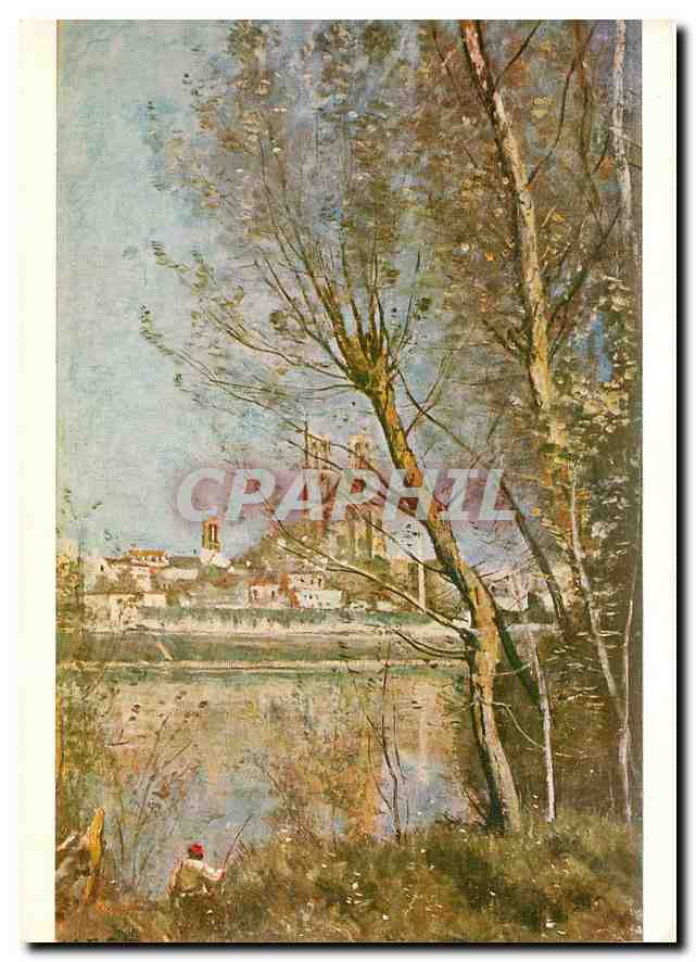 CPM Jean Baptiste camille Corot (1796 1875) musees de Reims