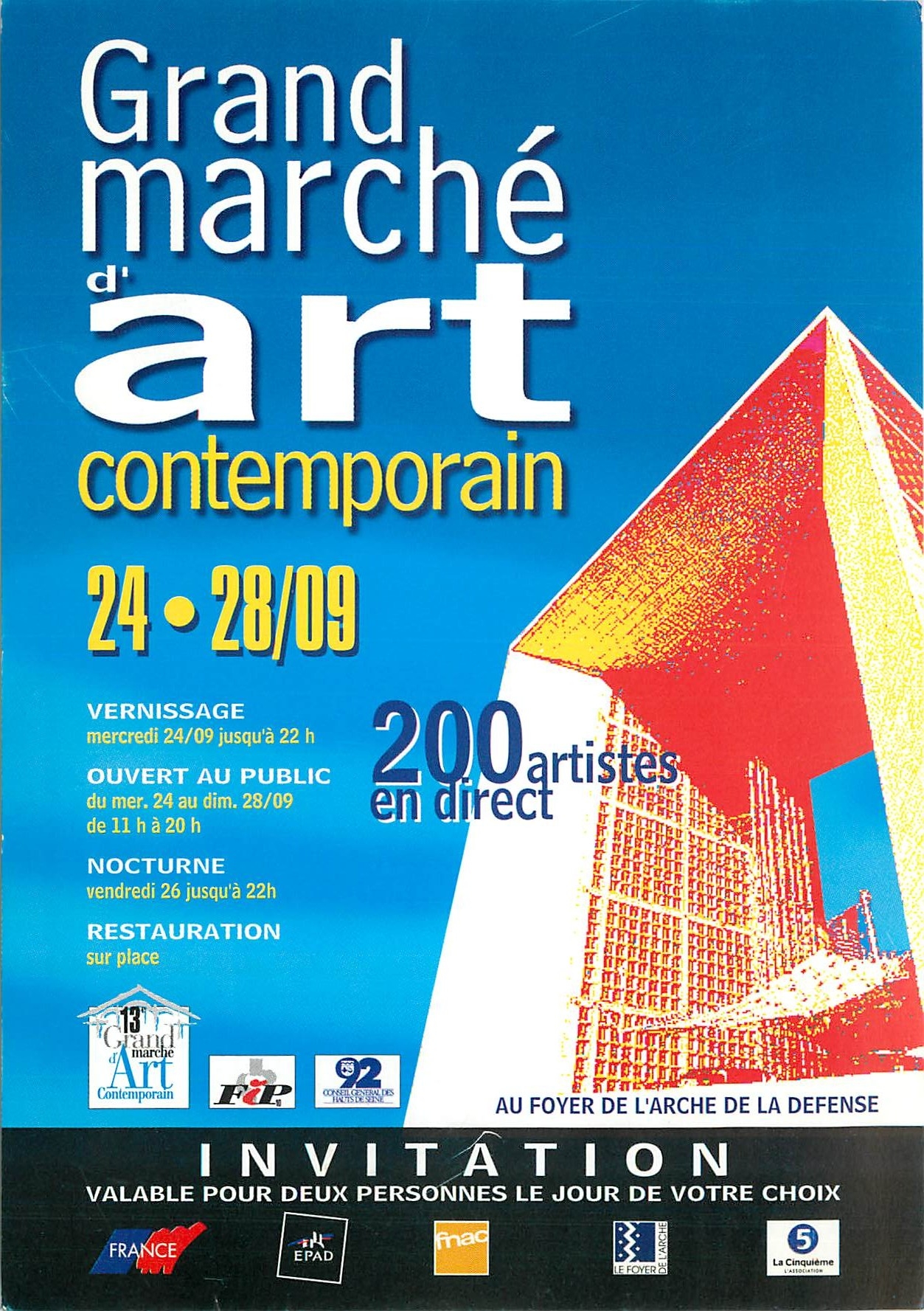CPM Grand Marche d'art contemporain