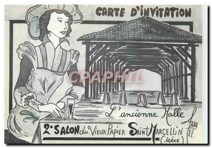 CPM Nous avons le plaisir de vous inviter au 2e salon du vieux Papier Saint Marcellin