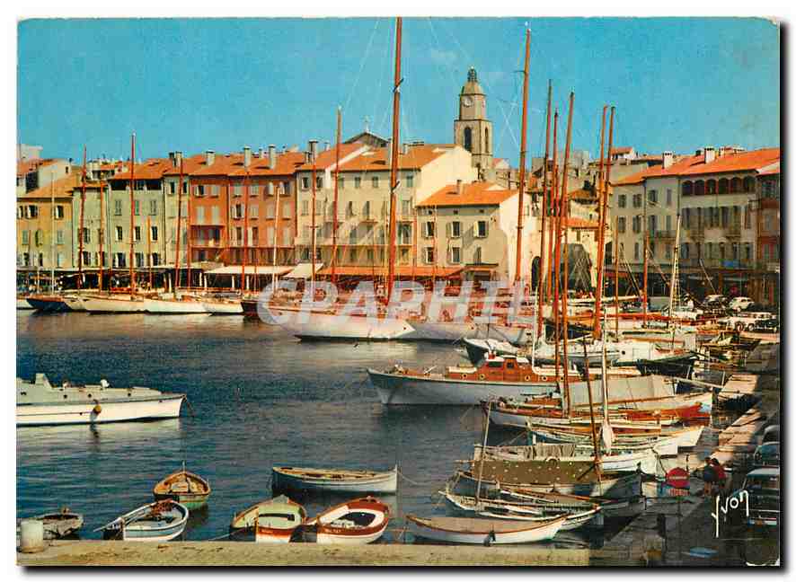 CPM Couleurs et Lumiere de France La Cote d'Azur miracle de la natue Saint Tropez (Var) le port