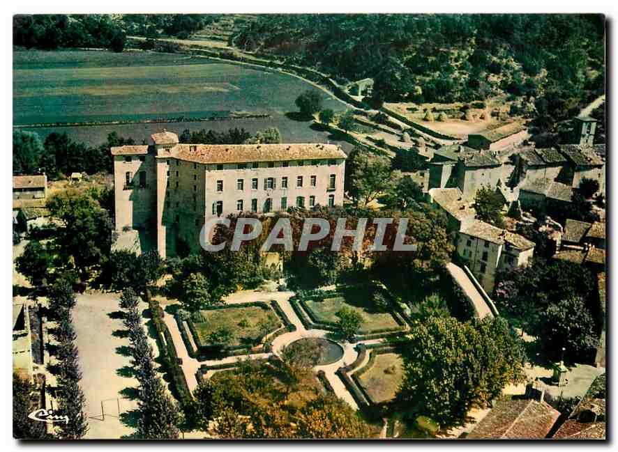 CPM Entrecasteaux (Var) Le chateau vue generale aerienne