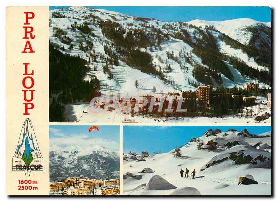 CPM Pra Loup (Alpes de Haute Prov) 1600 m 2500m la station d'Honore Bonnet