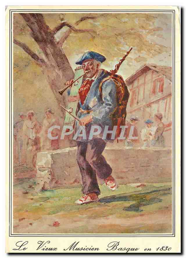 CPM Le Vieux Musiciens Basque en 1830