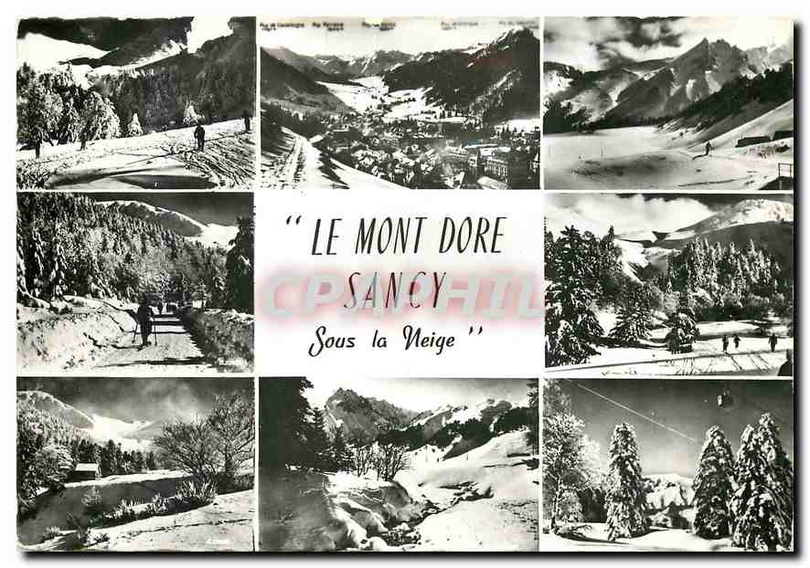 CPM Le Mont Dore Sancy Sous la neige