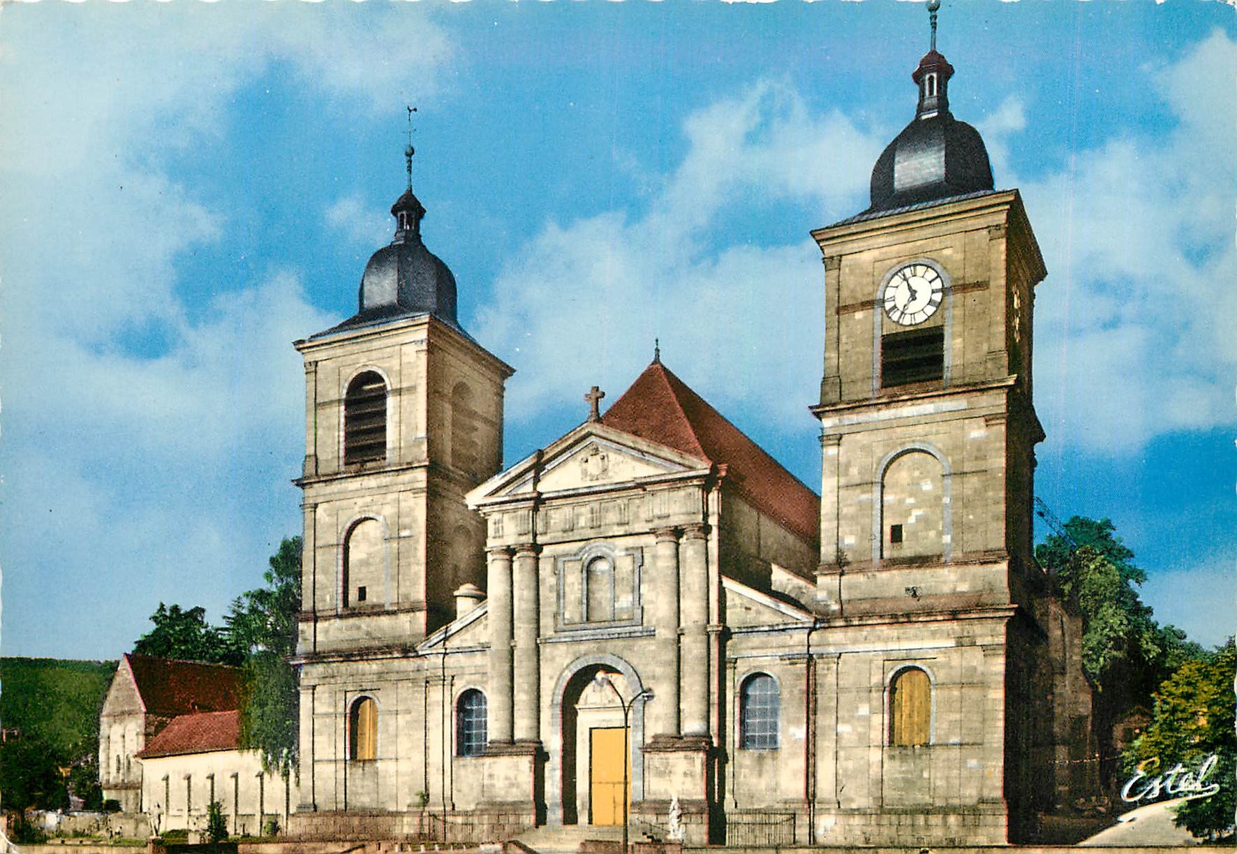 CPM La Vallee de la Meurthe saint die (Vosges) La facade classique de la cathedrale (XFVII S°