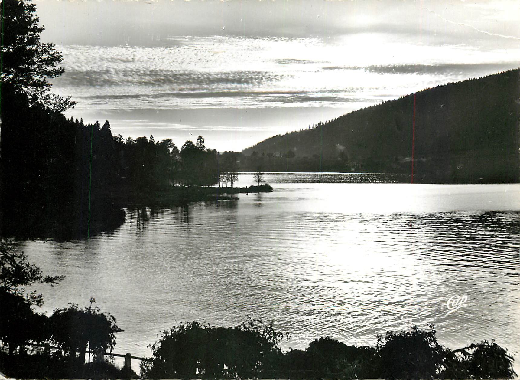 CPM Gerardmer Coucher de soleil sur le lac