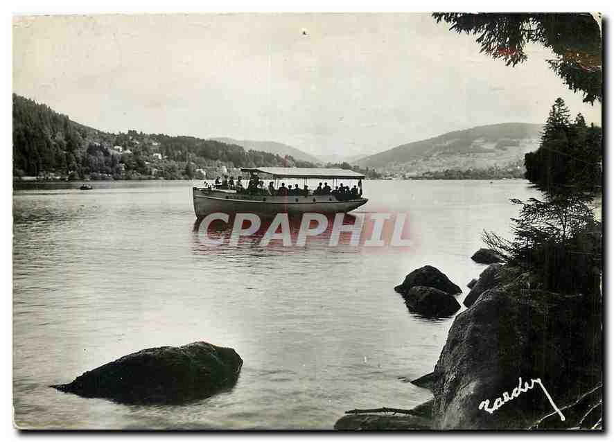 CPM Promenade sur le lac de Gerardmer Bateau