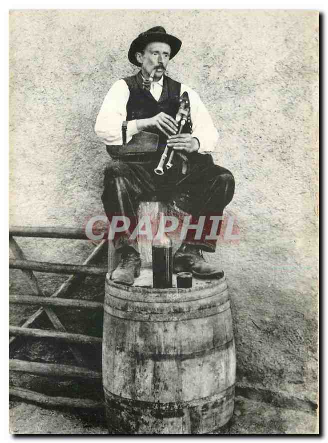 CPM Il etait une fois l'Auvergne et les Cevennes le joueur de Cabrette ou Cabrettaire 1906
