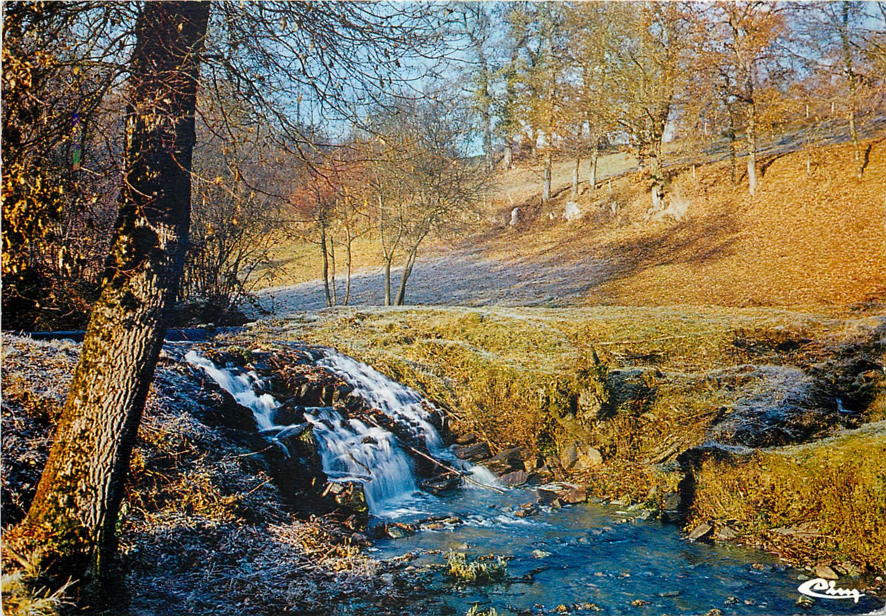 CPM Sites et Paysages Limousins Cascades en Limousin (Hte vienne) par une matinee automate