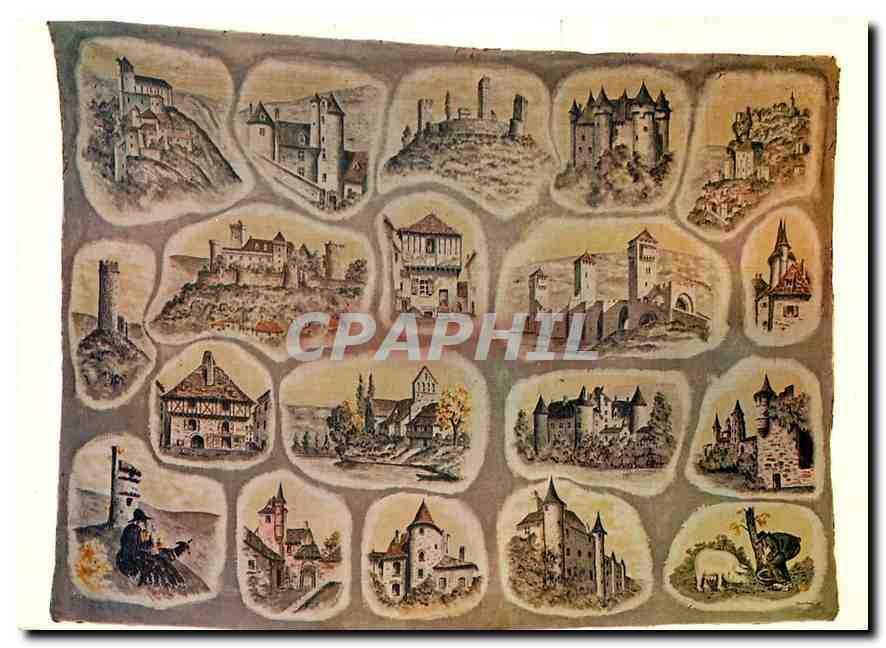 CPM Fresque de Pierre de Lestrade Images du Limousin de du Quersy