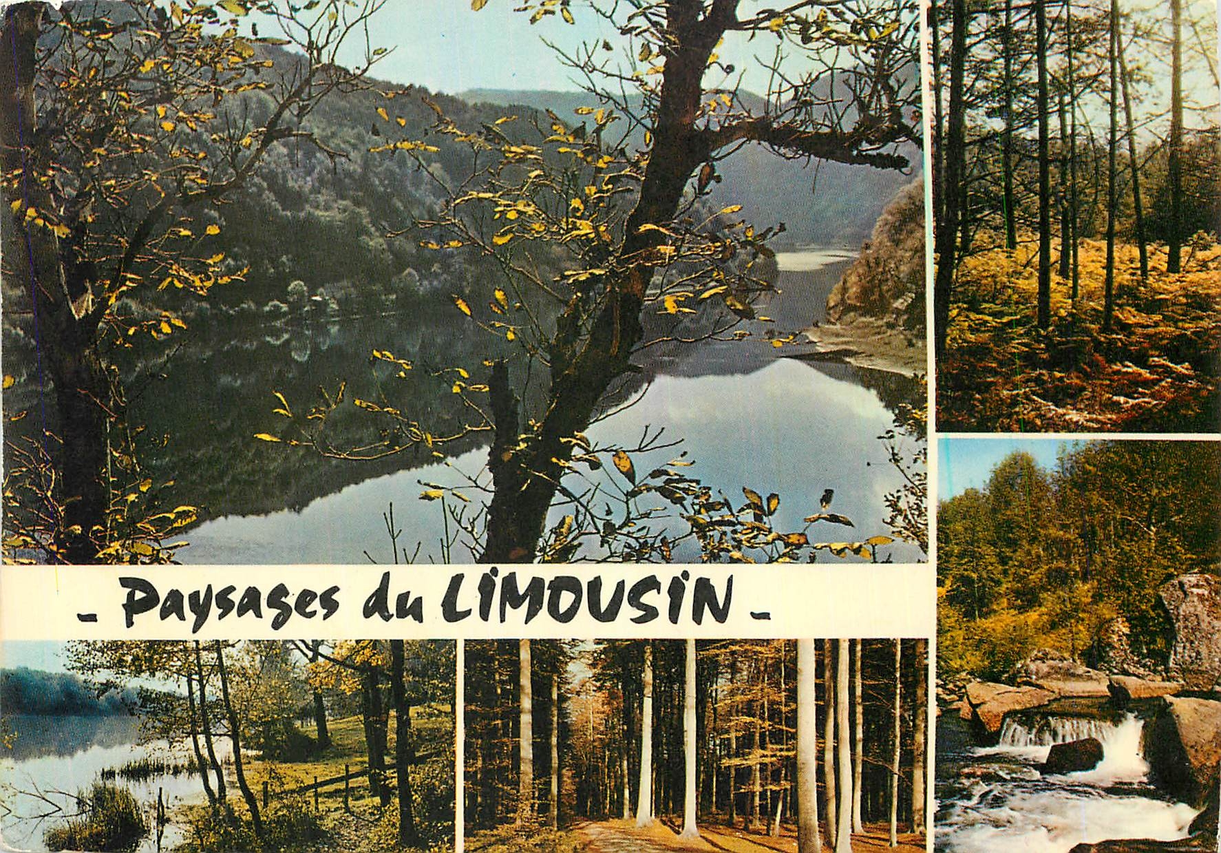 CPM Paysages du Limousin Riviere cascades et etangs