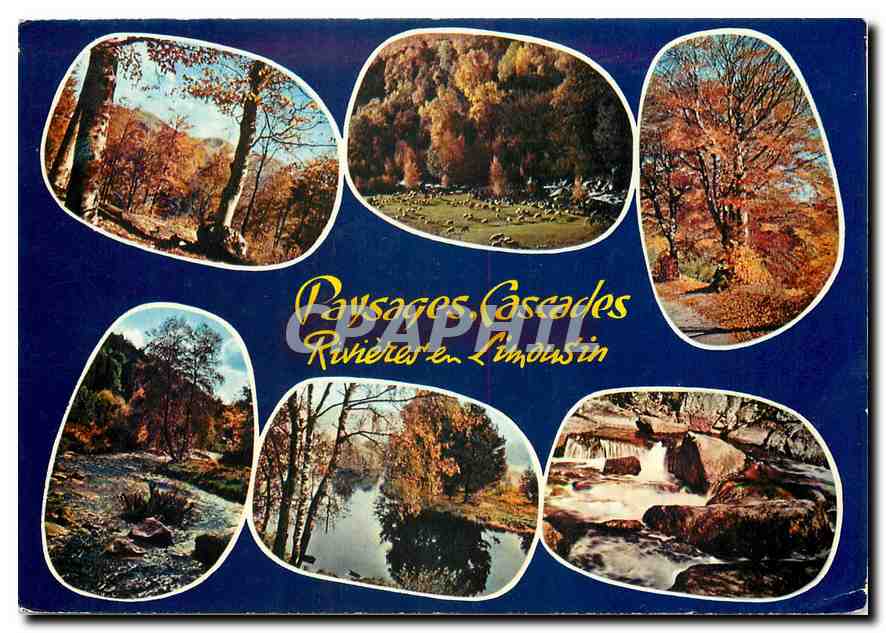 CPM Paysages cascades Rivieres en Limousin