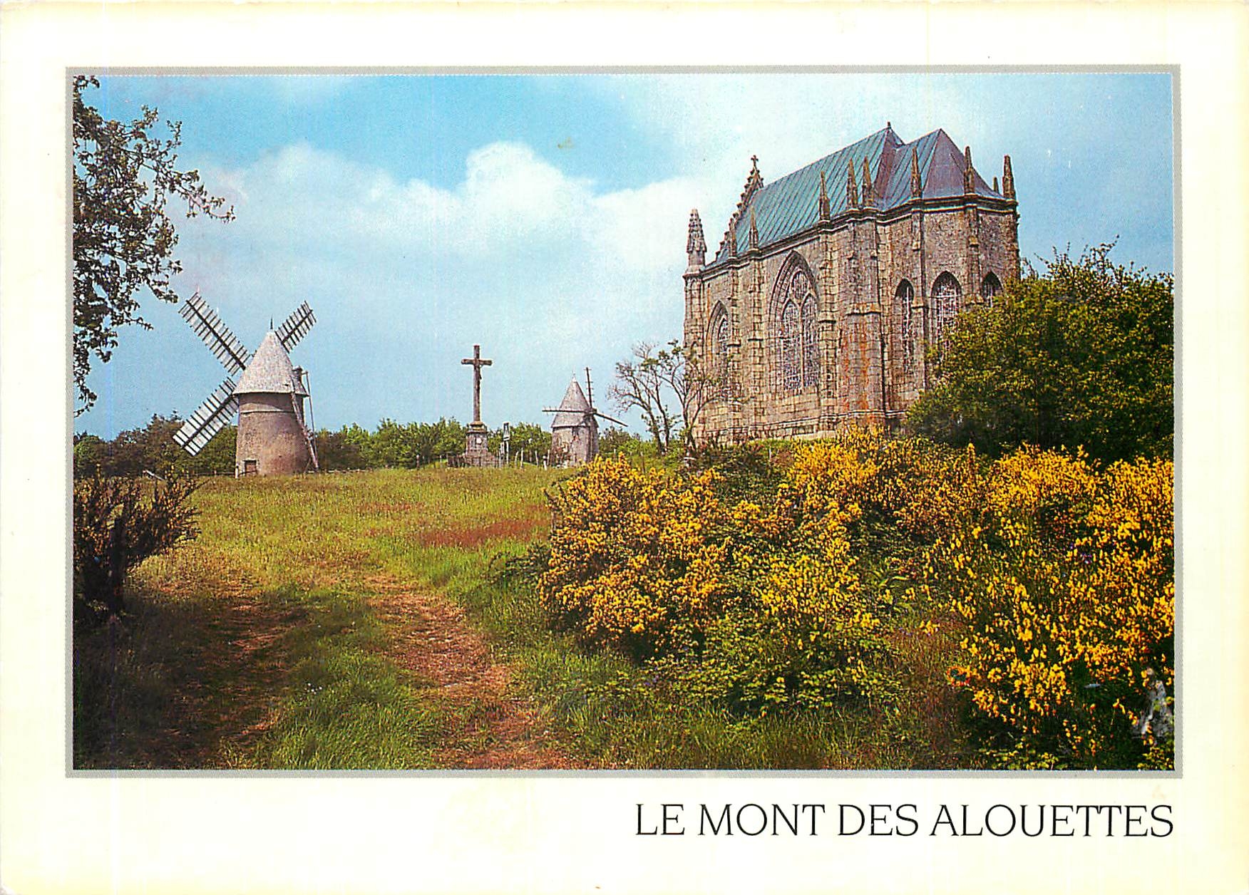 CPM Les Herbiers (Vendee) Moulins a vent du Mont des Alouettes (I M H)