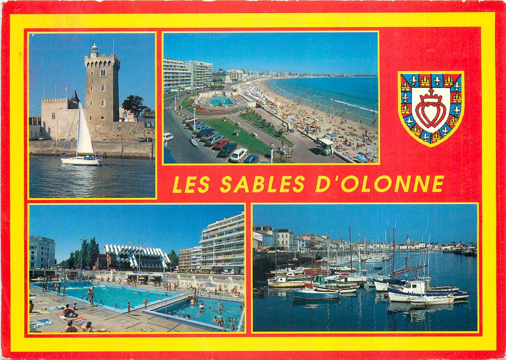 Les Sables d'Olonne — vue panoramique et sites touristiques — Éd. du Vieux-Chouan
