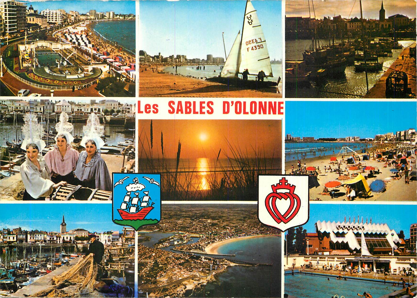 CPM La Vendee Touristique les Sables d'Olonne