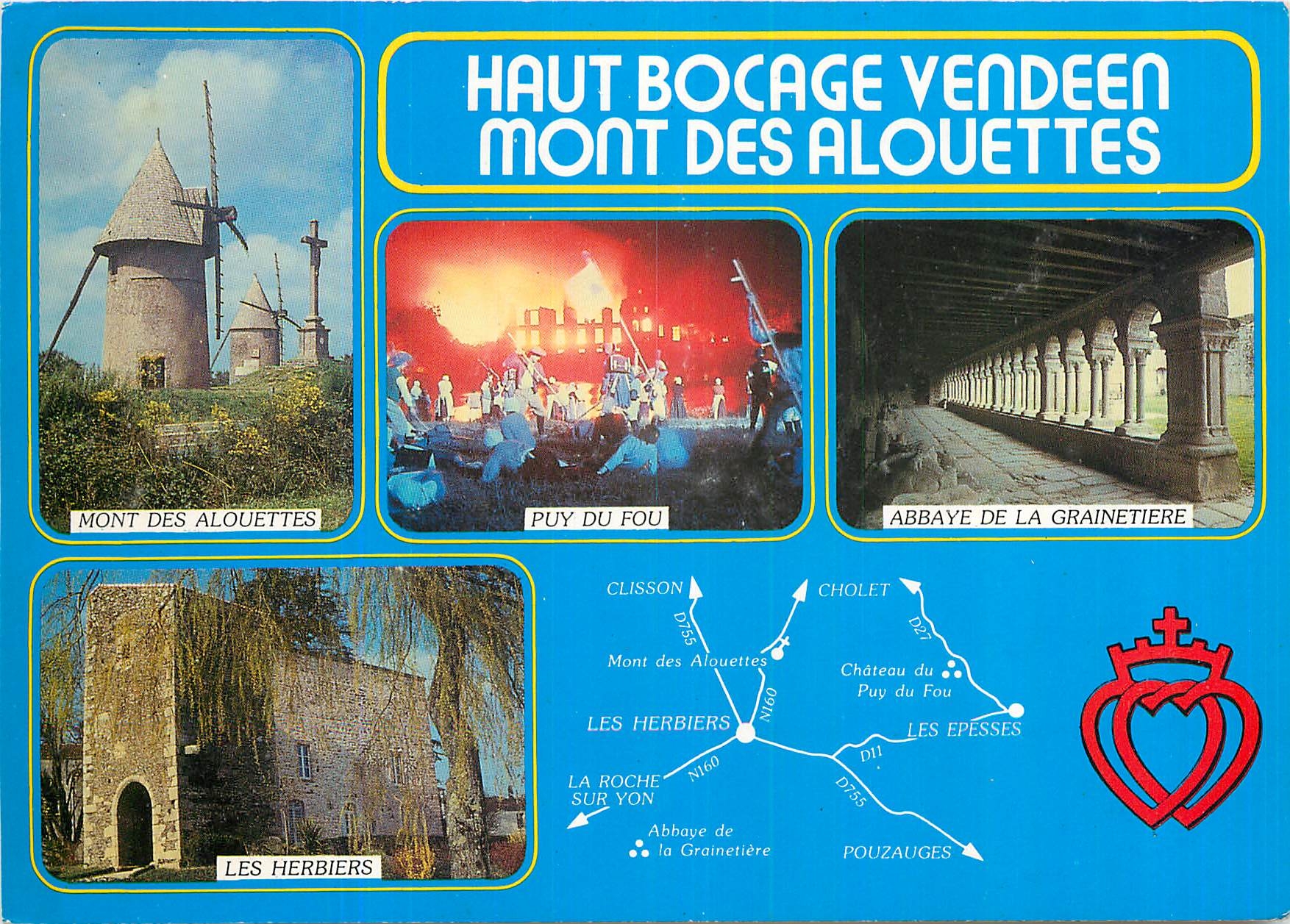 CPM Haut Bocage Vendeen Monts des Alouettes Le Puy du Fou