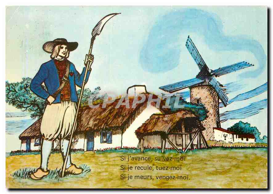 CPM Le Marais au temps ses Guerres de Vendee Costumes des Chouans