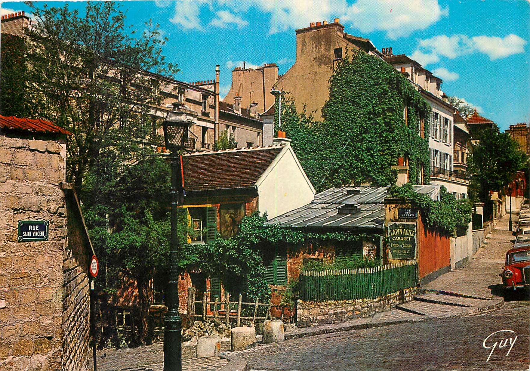 CPM Paris et ses Merveilles la butte Montmartre le cabaret du LapinAgile rue des Saules