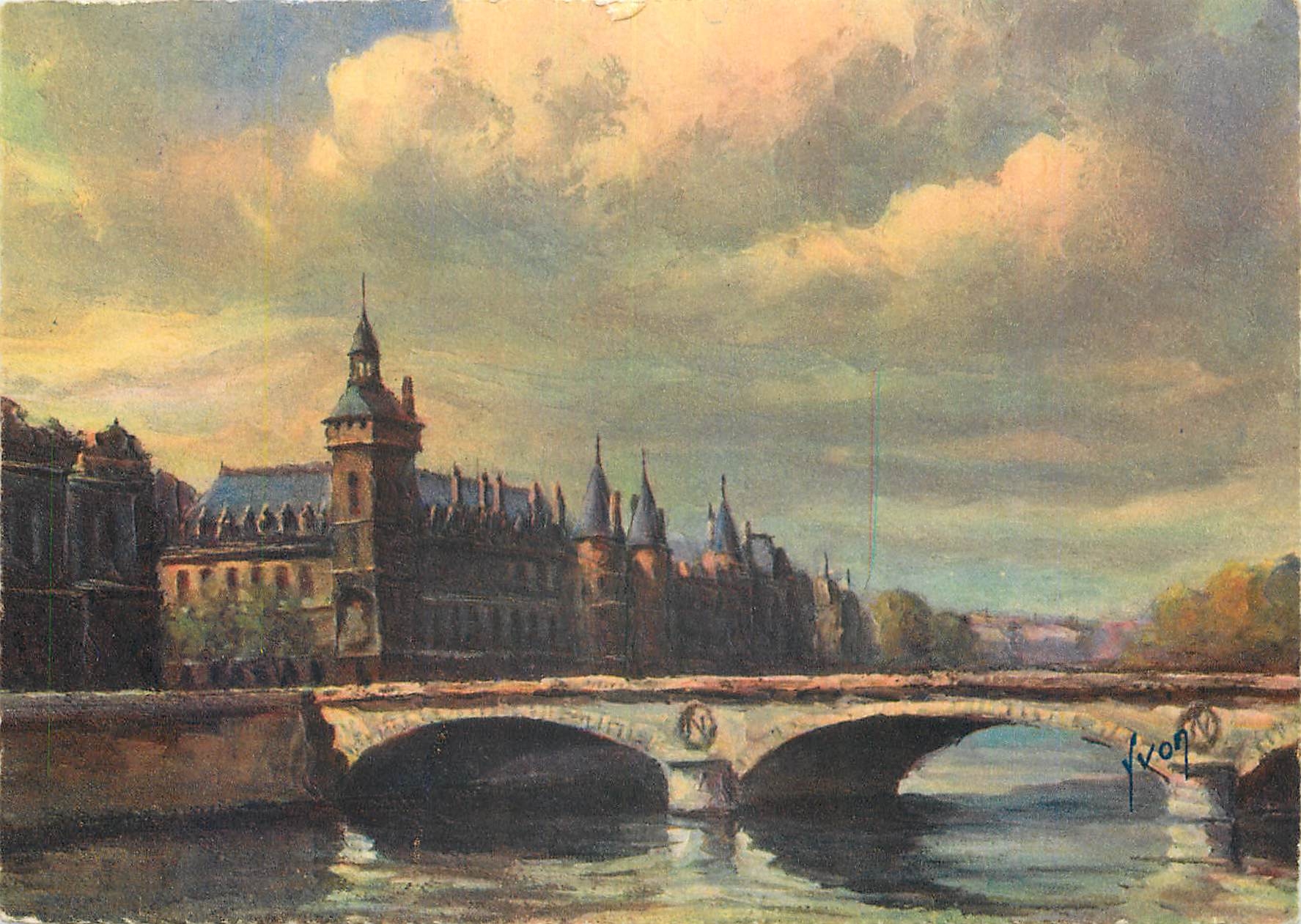 CPM Paris en flanant Pont au change et palais de Justice