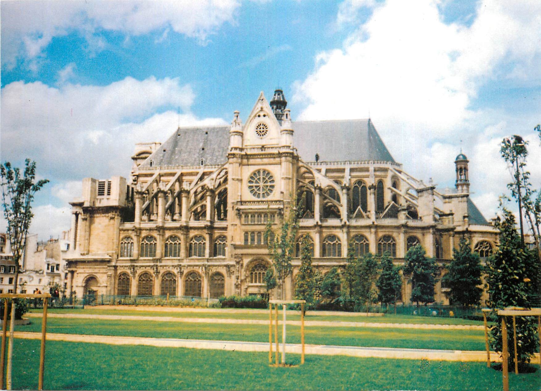 CPM Paris 1er Eglise Saint Eutache Rue du Jour
