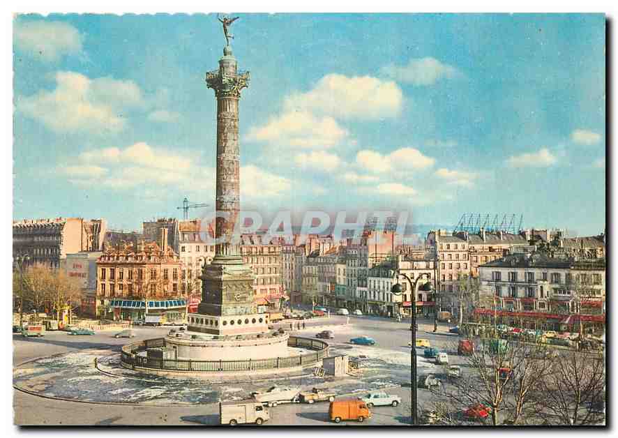 CPM Paris La Place de la Bastille