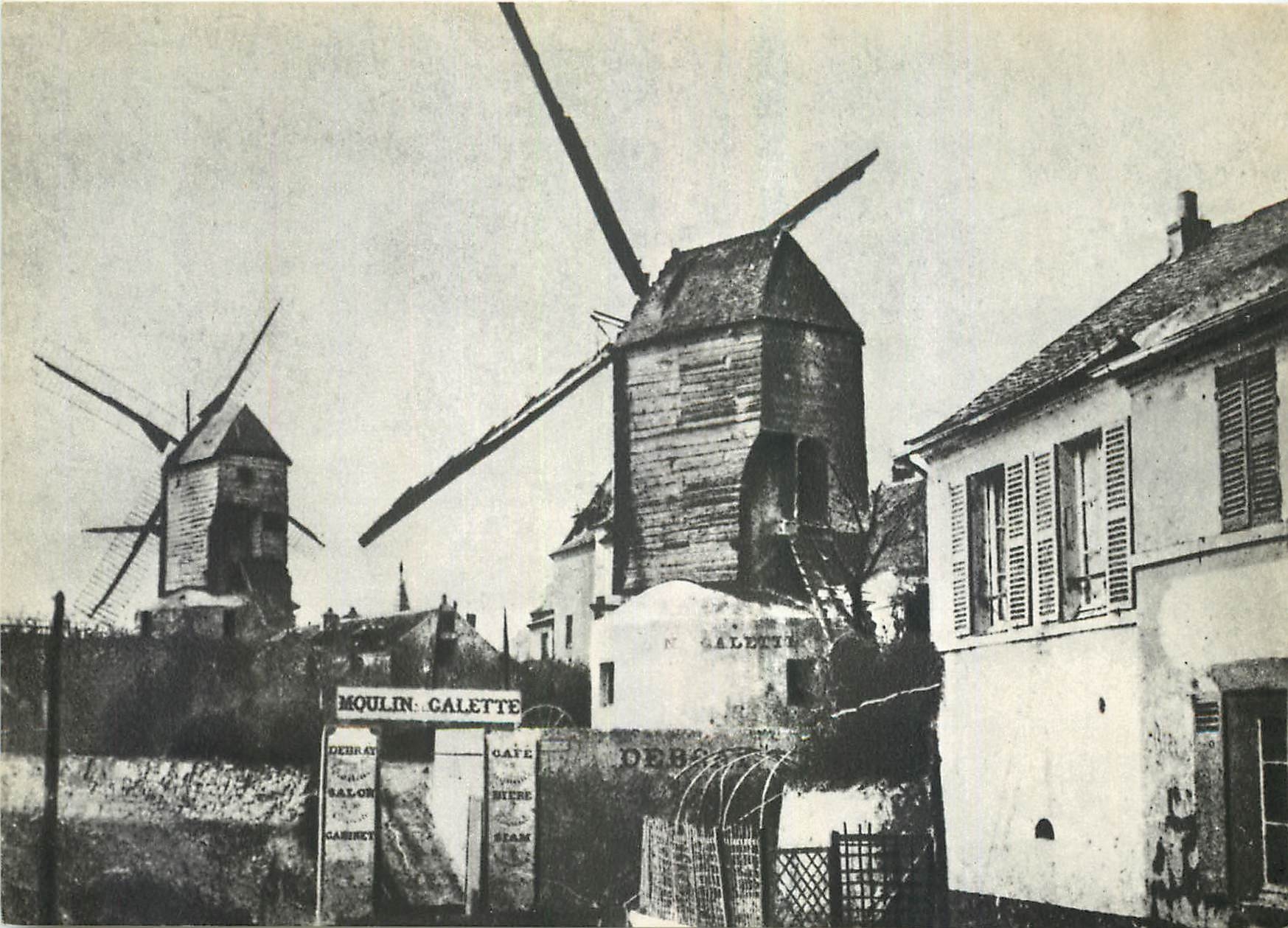 CPM Paris Passe qui s'en Va Le Moulin de la Galette